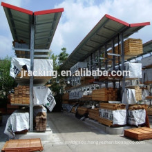 Jracking Heavy duty timber board rack cantilever suitable for outdoor warehouse